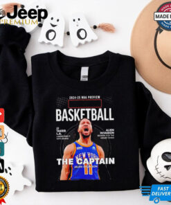 NBA preview Jalen Brunson New York Knicks basketball The Captain graphic shirt