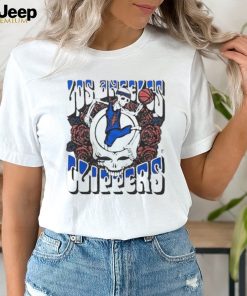 NBA x Grateful Dead x Angeles Clippers Skull 2024 shirt