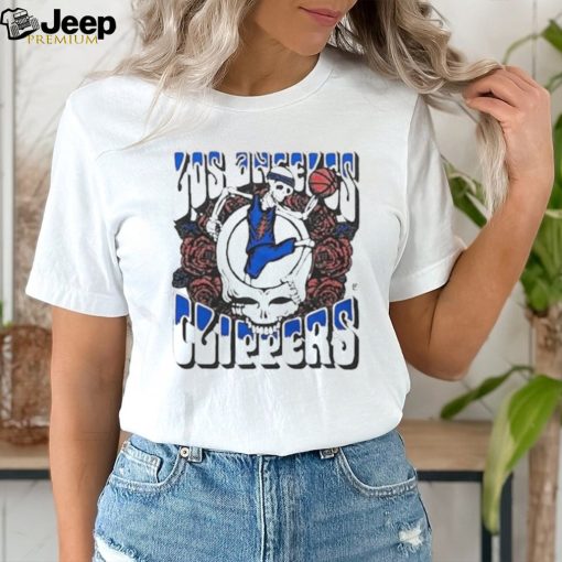 NBA x Grateful Dead x Angeles Clippers Skull 2024 shirt