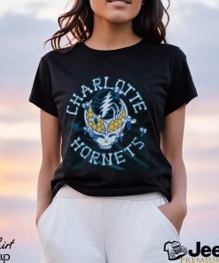 NBA x Grateful Dead x Hornets Skull Shirt