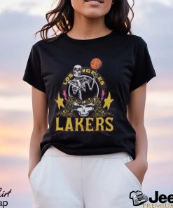 NBA x Grateful Dead x Lakers Skull Shirt