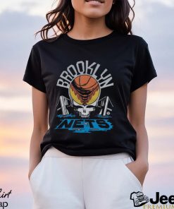 NBA x Grateful Dead x Nets Skull Shirt