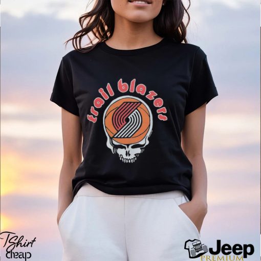 NBA x Grateful Dead x Trail Blazers T shirt