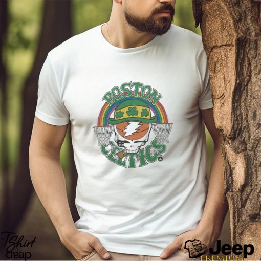 NBA x grateful dead x celtics skull T shirt