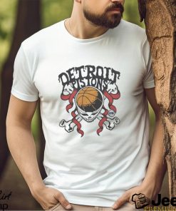 NBA x grateful dead x pistons skull T shirt