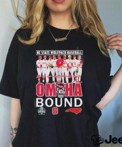 NC State Wolfpack Baseball Team Omaha Bound Signatures shirt