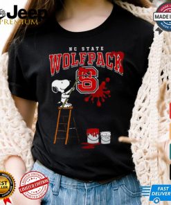 NC State Wolfpack Snoopy Painting Shirt