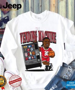 NC State Wolfpack basketball DJ Burns player caricature the vending machine shirt