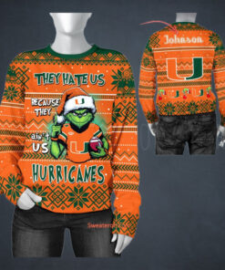 NCAA Miami Hurricanes They Hate Us Because They Ain’t US Sweater