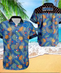 NCAA Middle Tenn Blue Raiders Heart Pattern Hawaiian Shirt