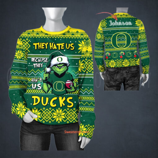 NCAA Oregon Ducks They Hate Us Because They Ain’t US Sweater