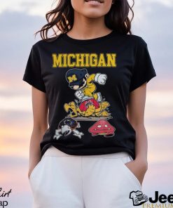 NCAA Shop Super Mario Michigan Wolverines Stomp Ohio State Buckeyes, Penn State And Indiana Hoosiers Shirt