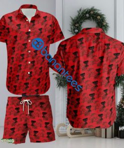 NCAA Texas Tech Red Raiders Combo Hawaiian Shirt & Short Logo Summer Beach