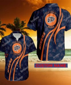NCAA UTEP Miners Hawaiian Shirt Design Gift Fans Summer Holidays Custom Name