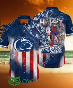 NCAA1 Penn State Nittany Lions Independence Day Holidays Hawaiian Shirt 2024