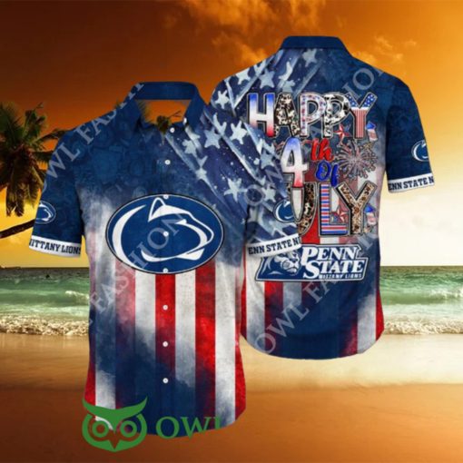 NCAA1 Penn State Nittany Lions Independence Day Holidays Hawaiian Shirt 2024