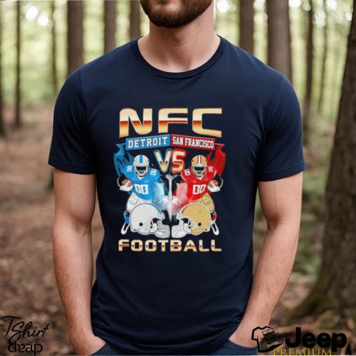 NFC Detroit Lions vs San Francisco 49Ers Football 2023 Shirt