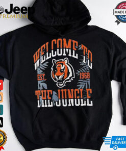 NFL 2024 Cincinnati Bengals Home Field Advantage Two Sides shirt featuring bold graphics showcasing the Bengals' iconic logo and home field advantage theme, with a two-sided design emphasizing the team's strength and pride on both sides of the shirt.