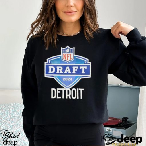 NFL 2024 Detroit Draft Big Logo Vintage T Shirt