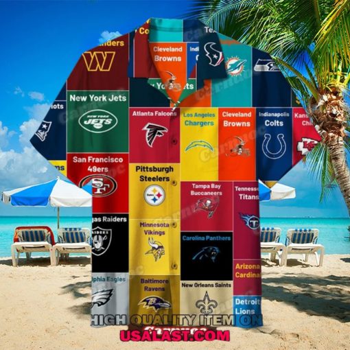 NFL American Football Teams Unisex Hawaiian Shirt