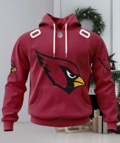 NFL Arizona Cardinals 2024 Personalized Name And Number Hoodie