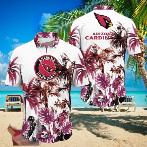 NFL Arizona Cardinals Hawaii Shirt Palm Tree Aloha Shirt For Fans