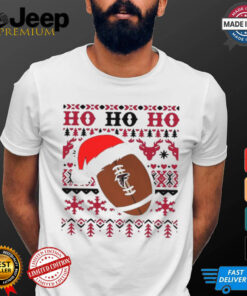 NFL Atlanta Falcons Football Santa Claus Ho Ho Ho Christmas 2024 Shirt