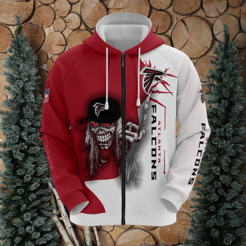 Falcons zip up store hoodie