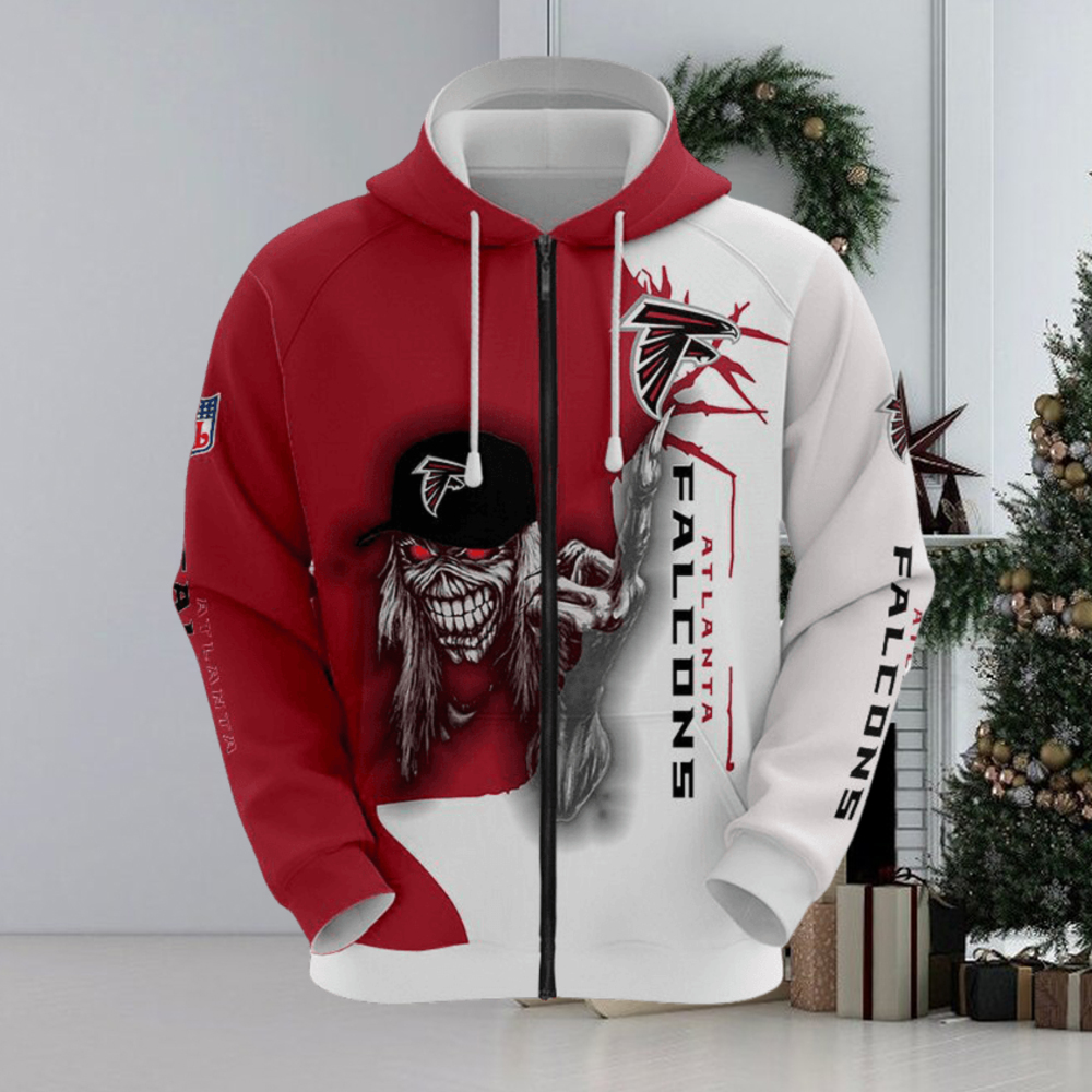 Falcons zip sale up hoodie