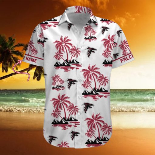 NFL Atlanta Falcons Palm Tree Tropical Summer Hawaiian Shirt