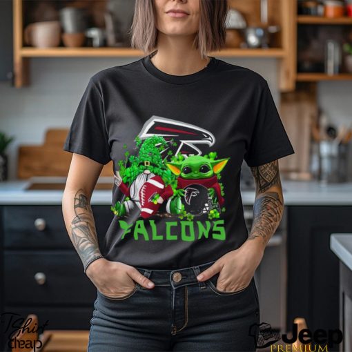 NFL Atlanta Falcons St Patrick’s Day T Shirt Special Gomes Baby Yoda St Patricks Day Shirt