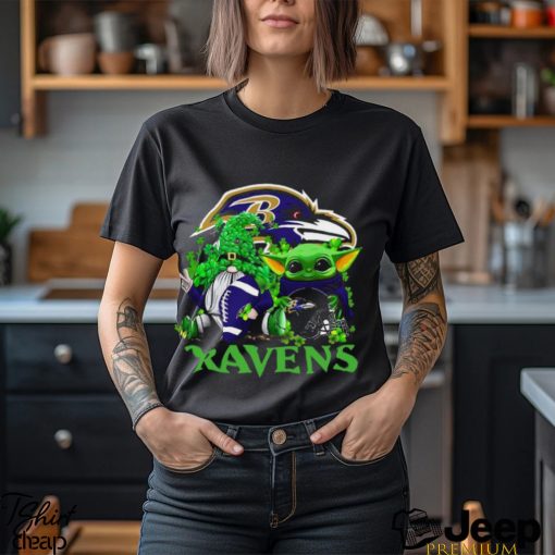 NFL Baltimore Ravens St Patrick’s Day T Shirt Special Gomes Baby Yoda St Patricks Day Shirt