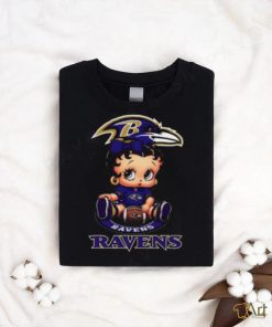 NFL Baltimore Ravens T Shirt Betty Boop Football Tshirt