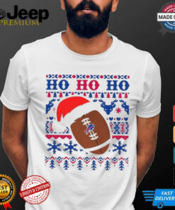 NFL Buffalo Bills Football Santa Claus Ho Ho Ho Christmas 2024 Shirt