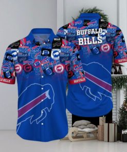 NFL Buffalo Bills Hawaiian Shirt full logo Style new art for fan