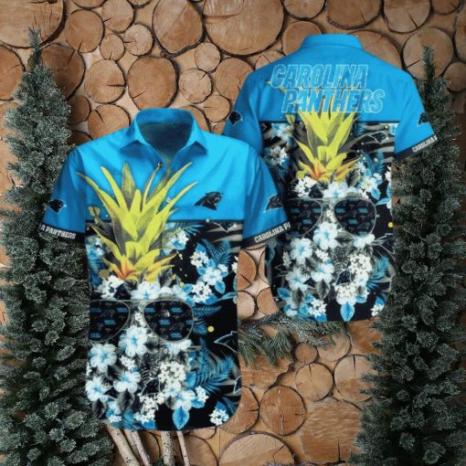 NFL Carolina Panthers Hawaiian Shirt Pineapple Trending For Men Women