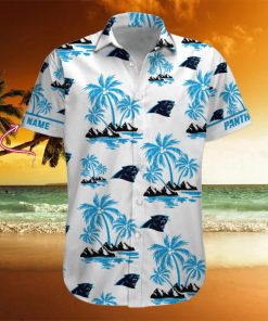 NFL Carolina Panthers Palm Tree Tropical Summer Hawaiian Shirt