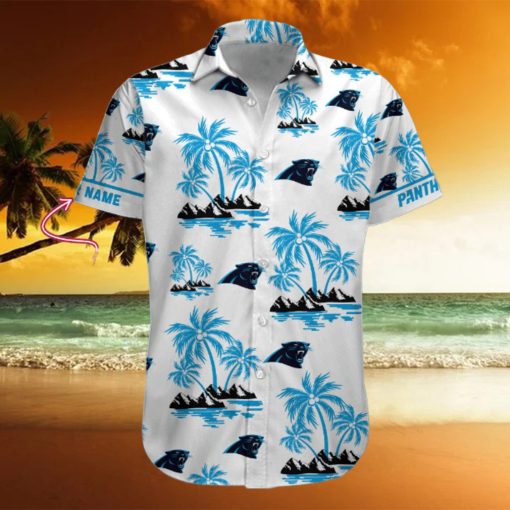 NFL Carolina Panthers Palm Tree Tropical Summer Hawaiian Shirt