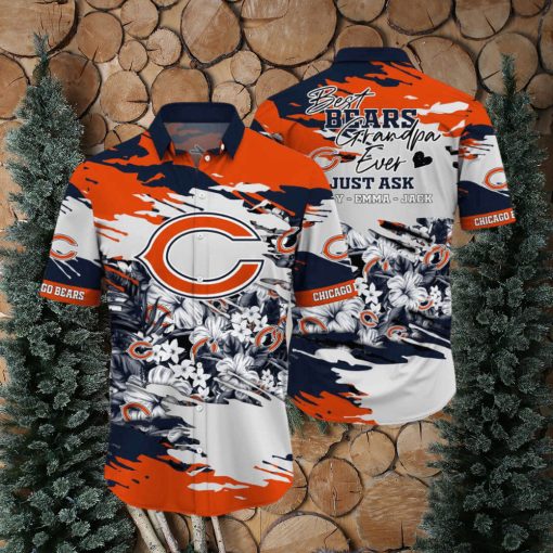 NFL Chicago Bears Hawaiian Shirt Personalized For Men Women