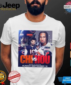 NFL Chicago Bears vs Houston Texans Sunday September 15 2024 Poster t shirt