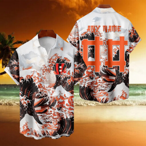 NFL Cincinnati Bengals Football Special Great Wave Hawaiian Shirt