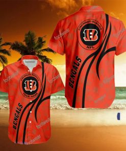 NFL Cincinnati Bengals Hawaiian Shirt Design Gift Fans Summer Holidays Custom Name