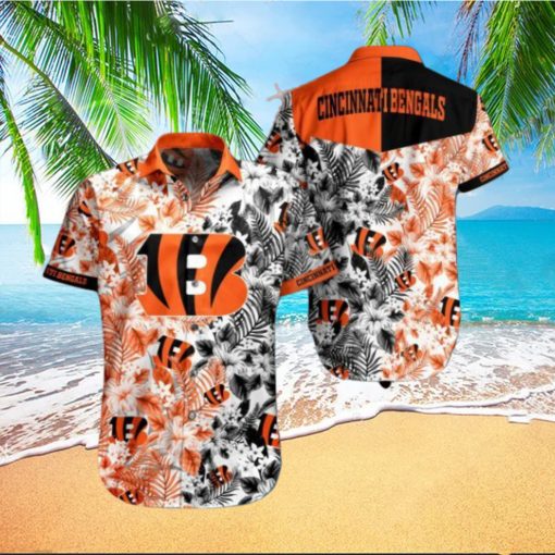 NFL Cincinnati Bengals Hawaiian Shirt Short Summer Collection Trendy Aloha