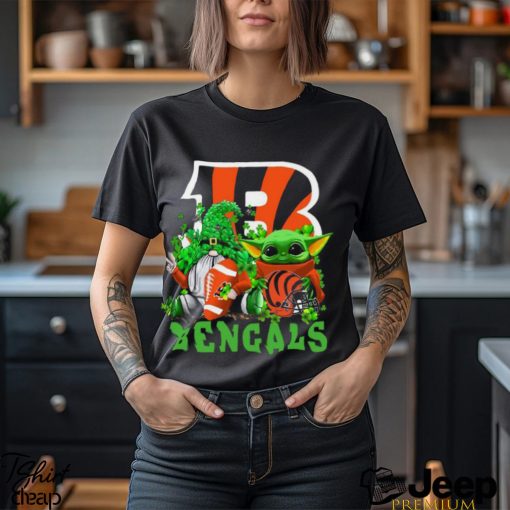 NFL Cincinnati Bengals St Patrick’s Day T Shirt Special Gomes Baby Yoda St Patricks Day Shirt