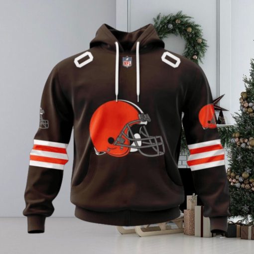 NFL Cleveland Browns 2024 Personalized Name And Number Hoodie