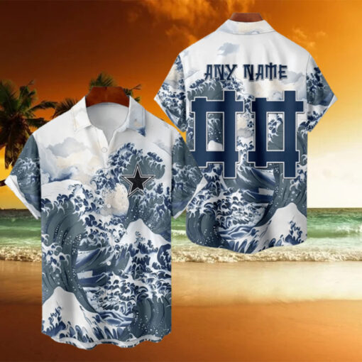 NFL Dallas Cowboys Football Special Great Wave Hawaiian Shirt