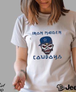 NFL Dallas Cowboys Iron Maiden Rock Band T Shirt