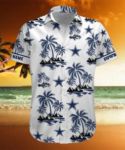 NFL Dallas Cowboys Palm Tree Tropical Summer Hawaiian Shirt