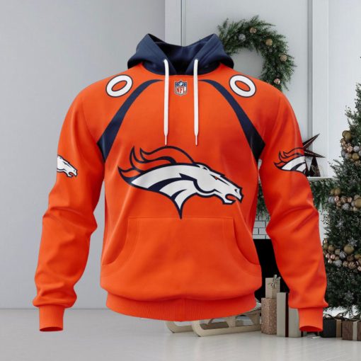 NFL Denver Broncos 2024 Personalized Name And Number Hoodie