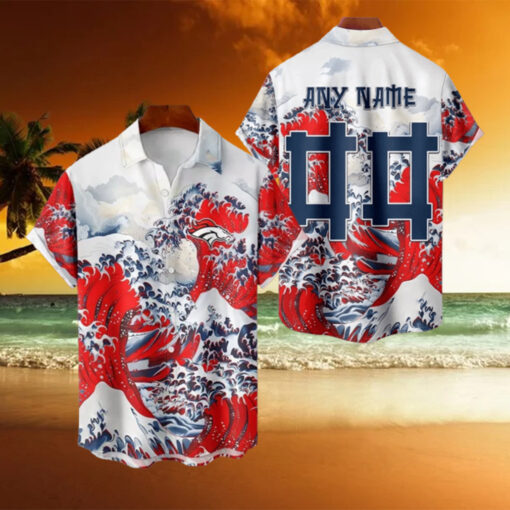 NFL Denver Broncos Football Special Great Wave Hawaiian Shirt